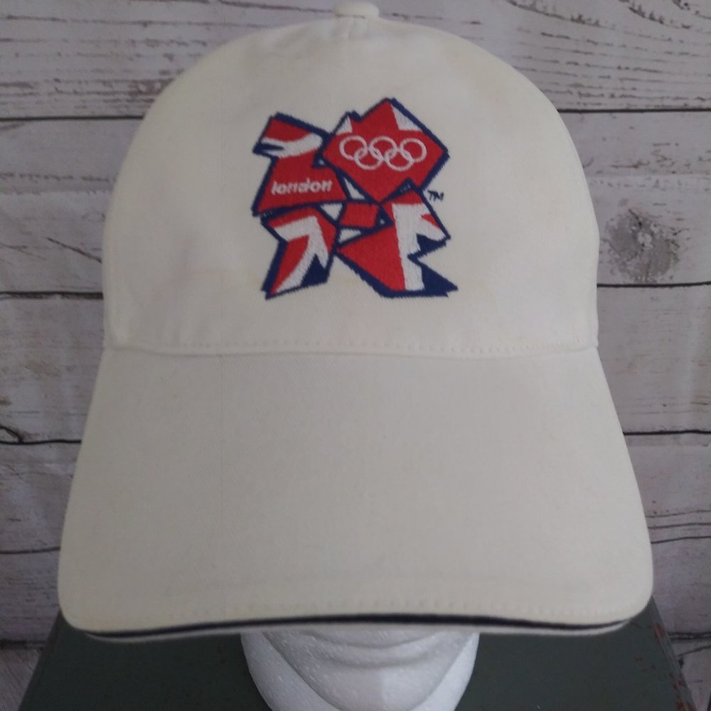 2012 London Olympic logo hat cap White w/Red/White